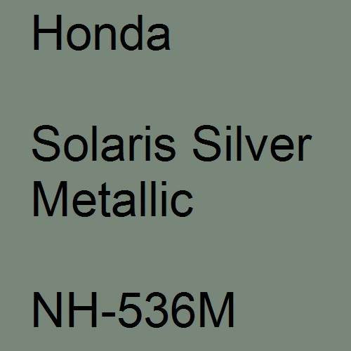 Honda, Solaris Silver Metallic, NH-536M.